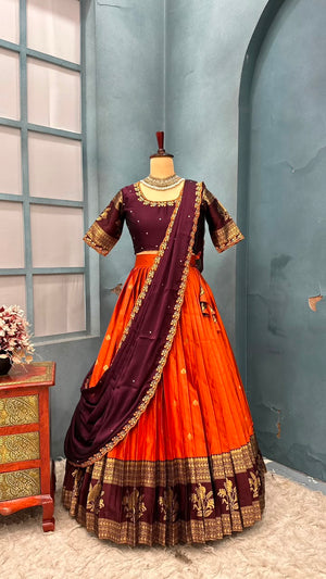 ORANGE & MAROON