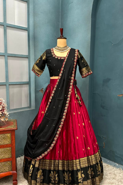 Pure Kanjivaram silk lehanga SS610