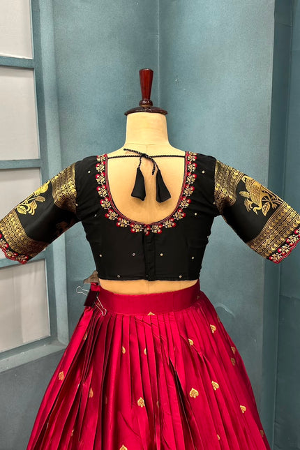 Pure Kanjivaram silk lehanga SS610