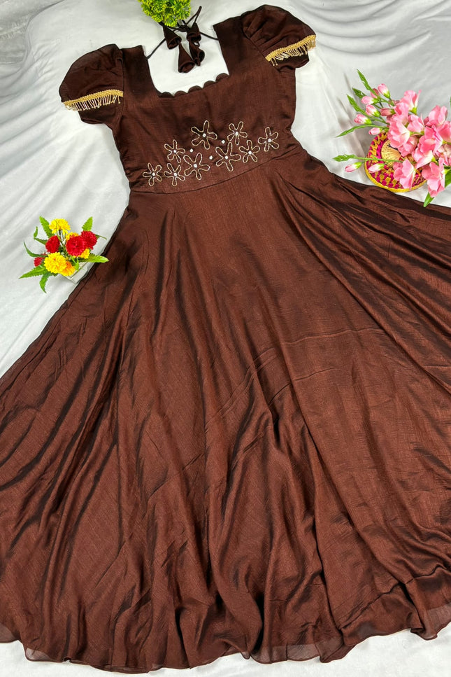 Vichitra blooming Gown SS617