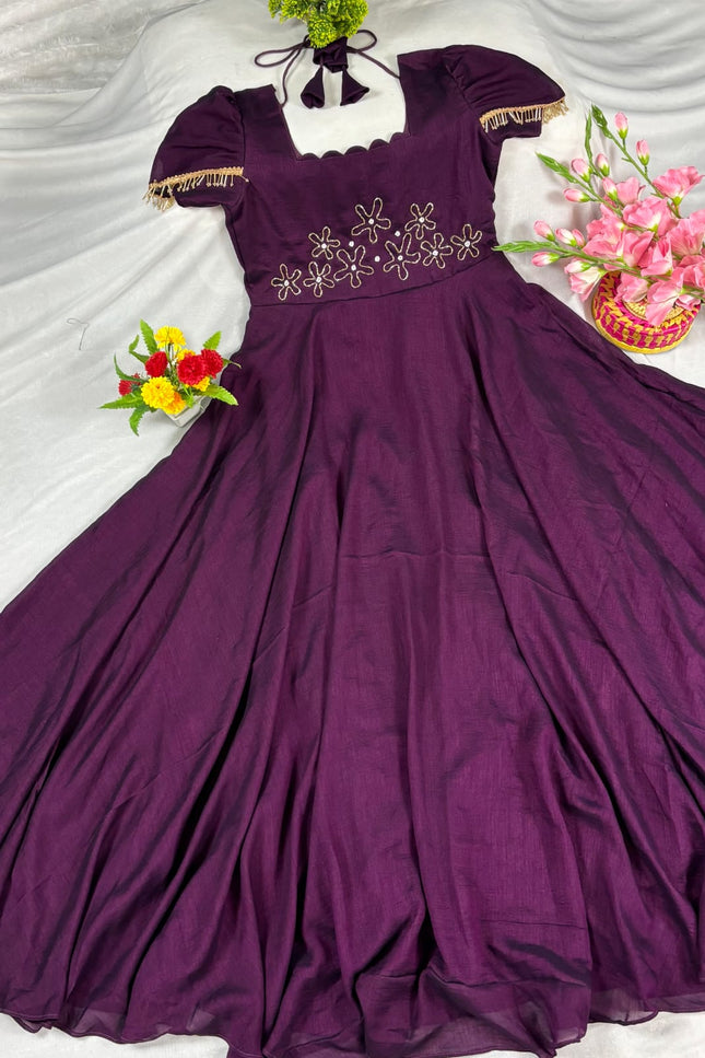 Vichitra blooming Gown SS617