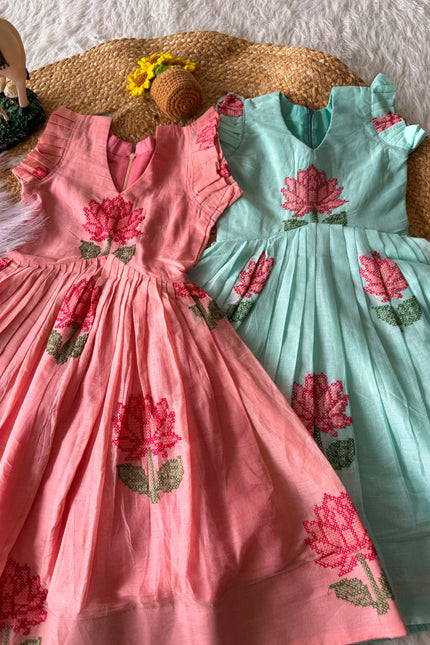 Mul cotton frock kids