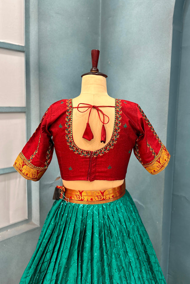 Lehenga Half saree set a mark SS305