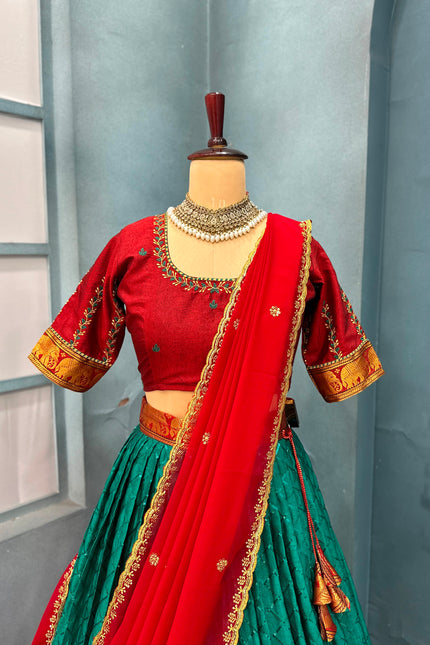 Lehenga Half saree set a mark SS305