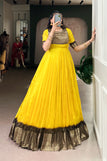 S-36 upto XL-42 fits free size alteration compulsary / Yellow