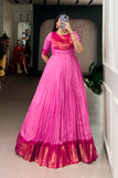 S-36 upto XL-42 fits free size alteration compulsary / Pink