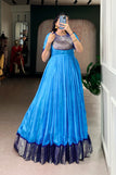 S-36 upto XL-42 fits free size alteration compulsary / Blue