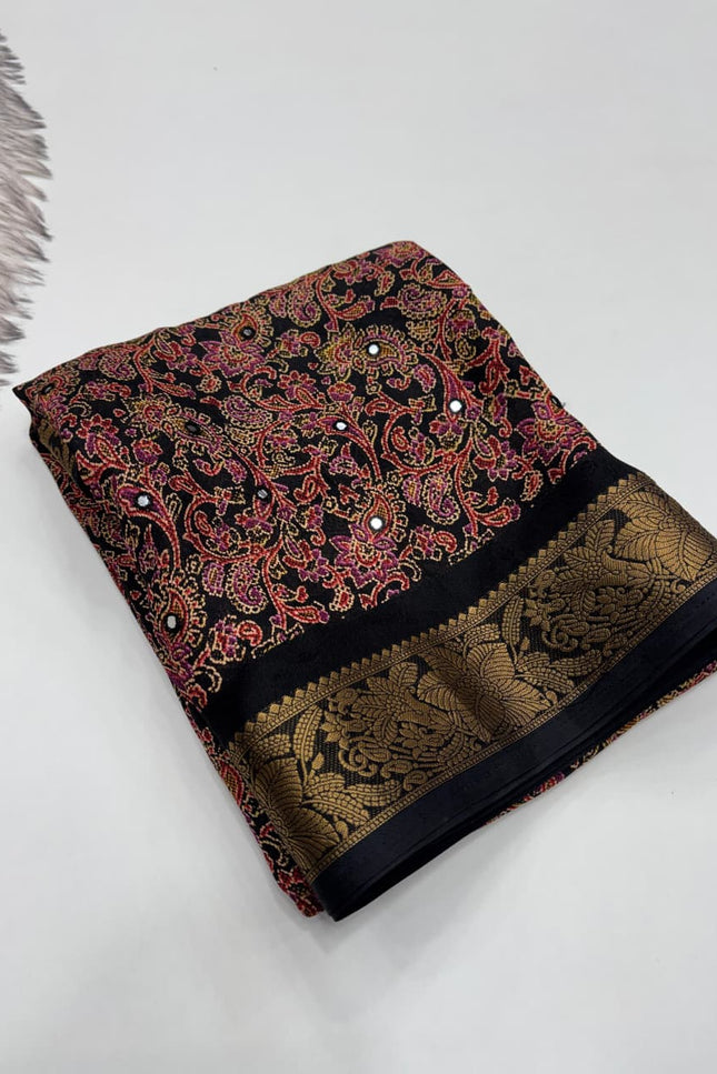PREMIUM CREAP SILK saree SS249