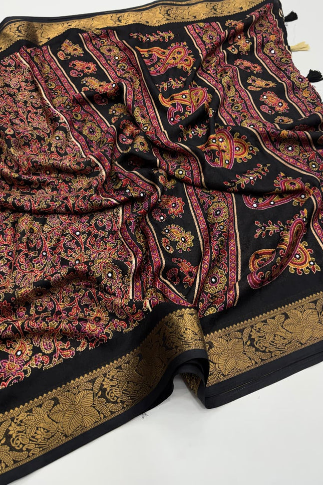 PREMIUM CREAP SILK saree SS249