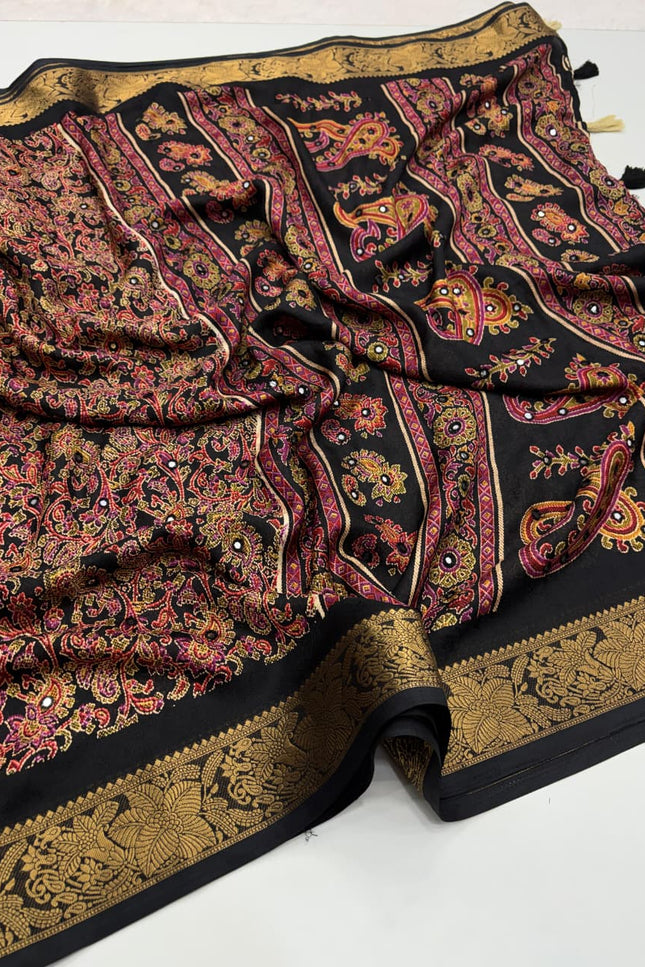 PREMIUM CREAP SILK saree SS249