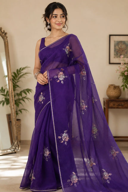 Soft crunchy sarees SS54