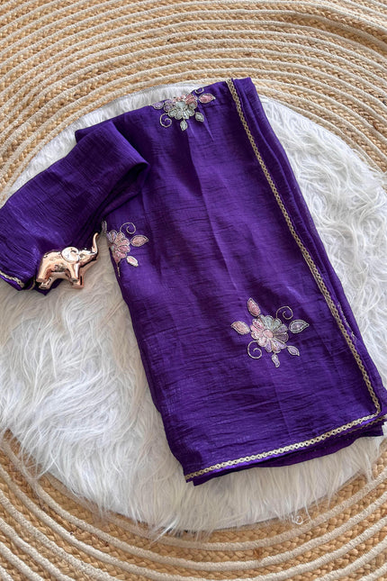 Soft crunchy sarees SS54