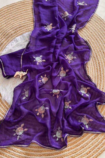 Soft crunchy sarees SS54