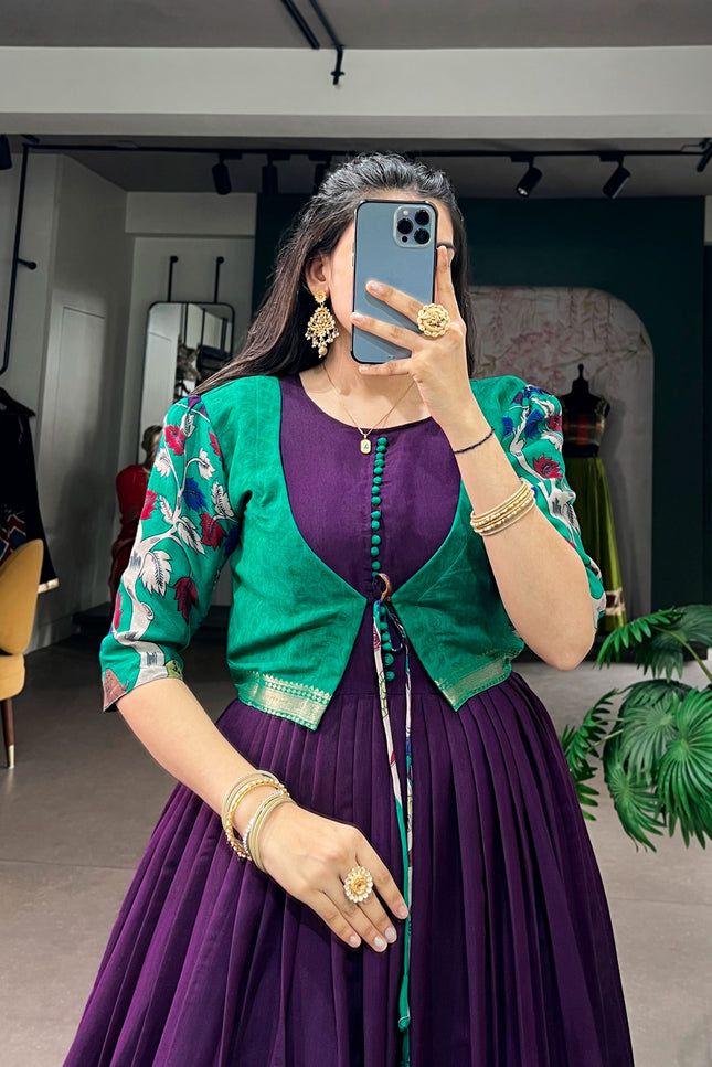 Viscose Chanderi frock SS12