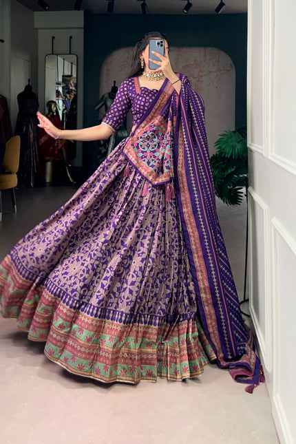 Tasar Silk lehangas SS24