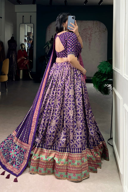 Tasar Silk lehangas SS24