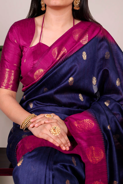 The smooth poly cotton saree SS285