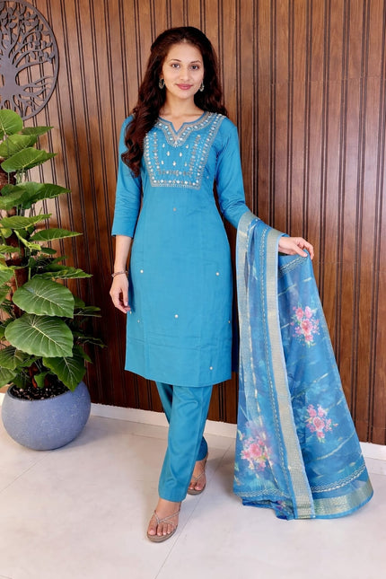 roman silk chudidhar SS50