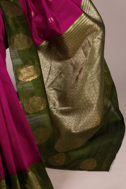 The smooth poly cotton saree SS285