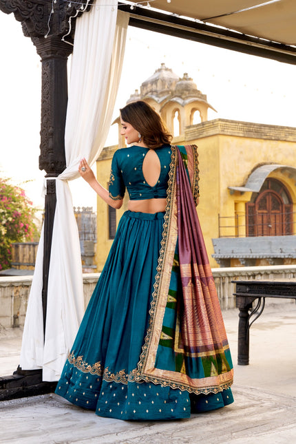 Vichitra Silk lehanga SS22