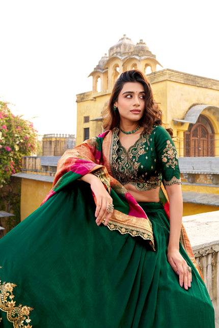 Vichitra Silk lehanga SS22
