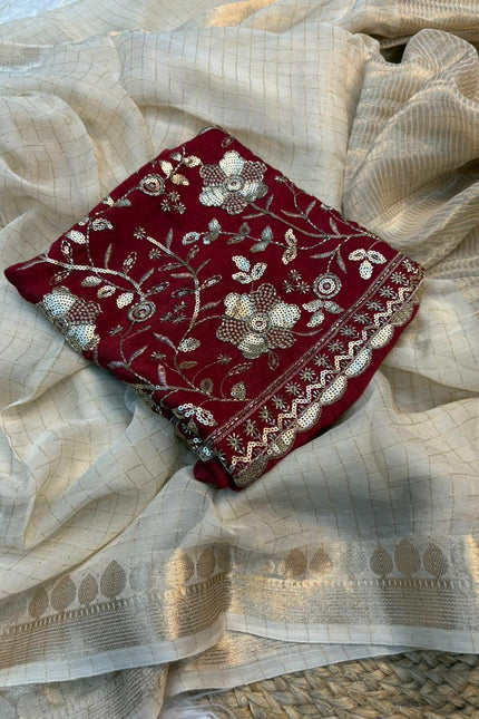 viscose georgette saree SS59