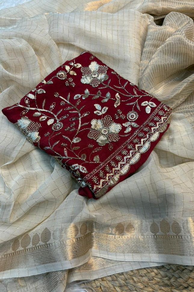 viscose georgette saree SS59