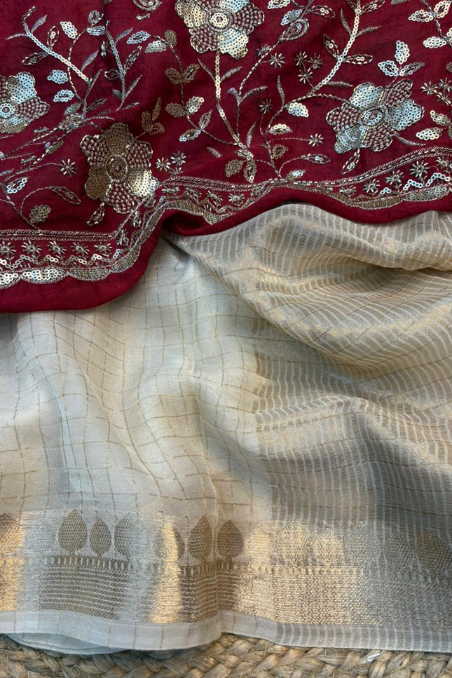 viscose georgette saree SS59
