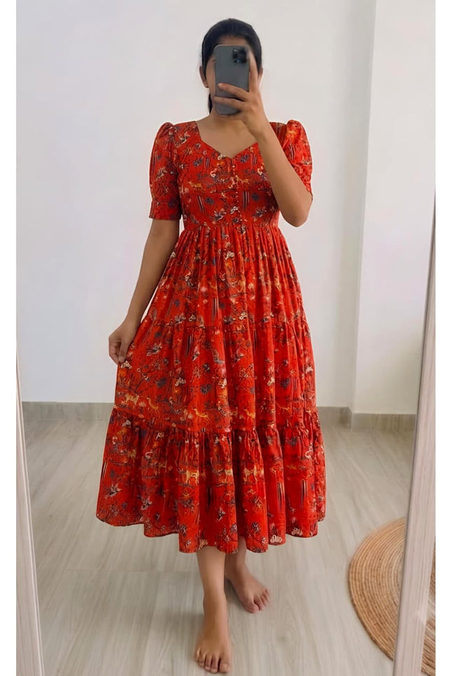 Kalmkari Maxi gown SS53