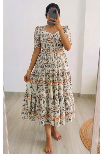 Kalmkari Maxi gown SS53