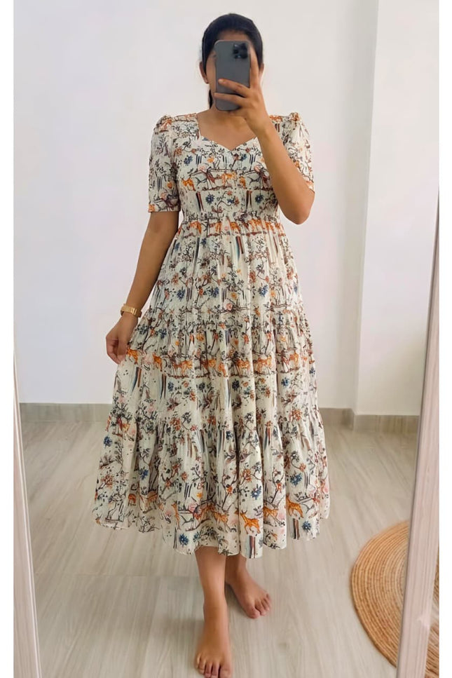 Kalmkari Maxi gown SS53