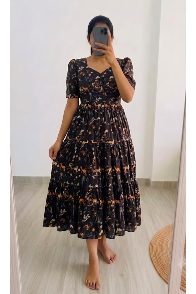 Kalmkari Maxi gown SS53