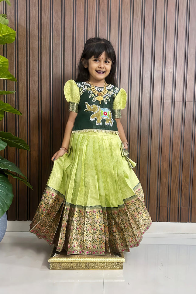 PAITHANI KIDS LEHENGA SS49