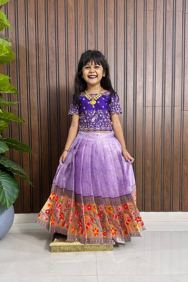 PAITHANI KIDS LEHENGA SS49