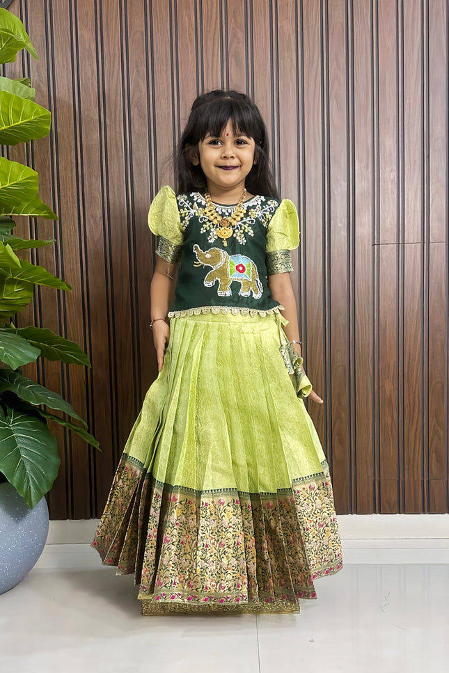 PAITHANI KIDS LEHENGA SS49