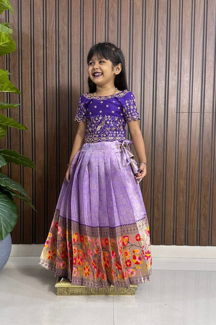 PAITHANI KIDS LEHENGA SS49