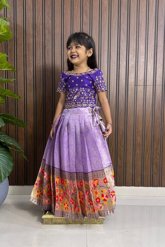 PAITHANI KIDS LEHENGA SS49