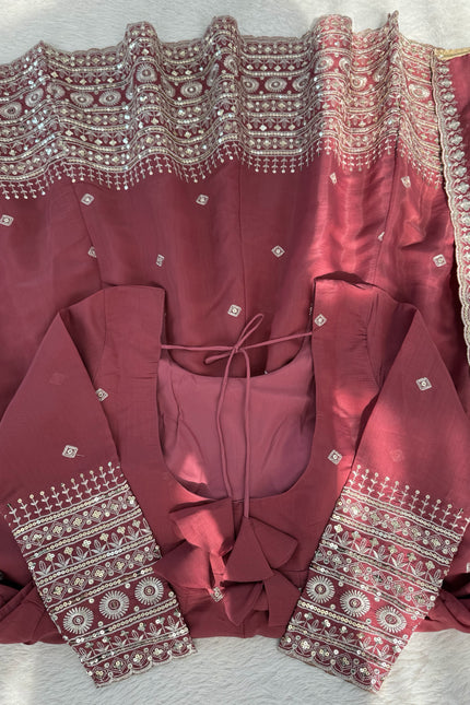 Mul Chanderi gown SS58