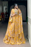 S-36 upto XL-42 fits free size alteration compulsary / Yellow