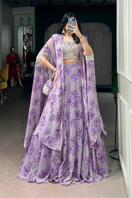 Cape Style Lehenga SS5