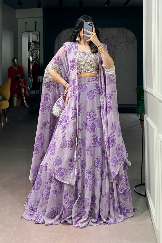 Cape Style Lehenga SS5