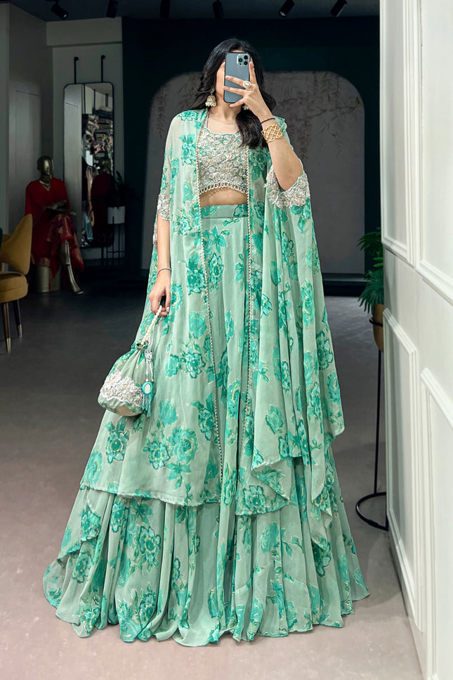 Cape Style Lehenga SS5