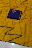 unsitched blouse / Yellow