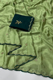 unsitched blouse / olive green
