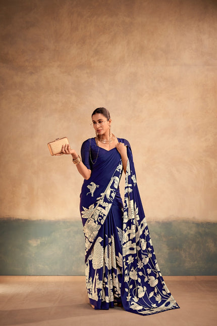 Satin Saree Collection SS34
