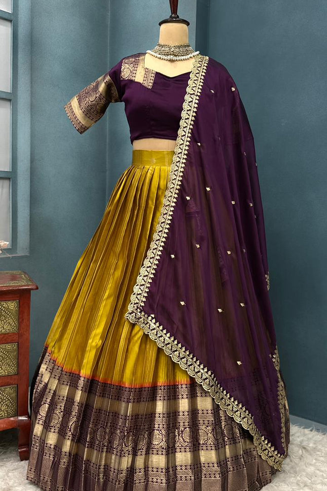 Lehenga features a stunning look SS303