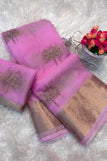 Blouse unstitched / pink