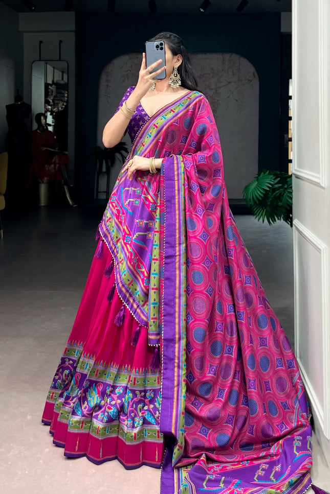 Tasar Silk lehanga SS17