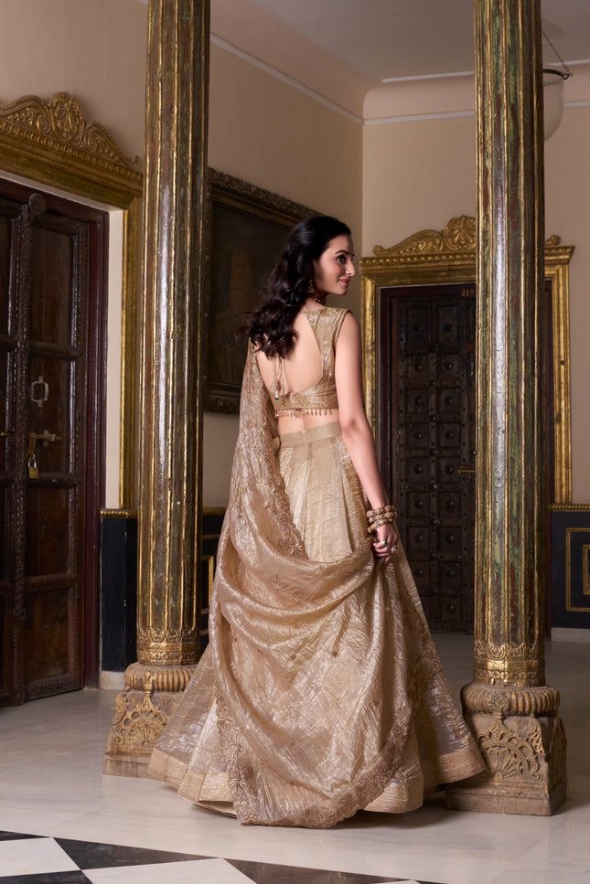 Gold Crush lehanga SS20