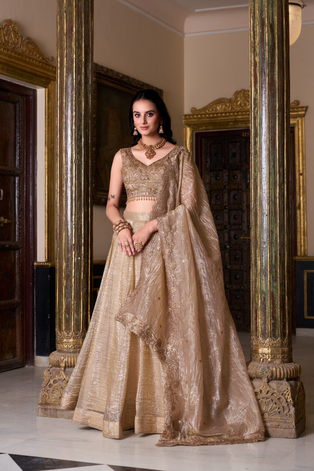 Gold Crush lehanga SS20